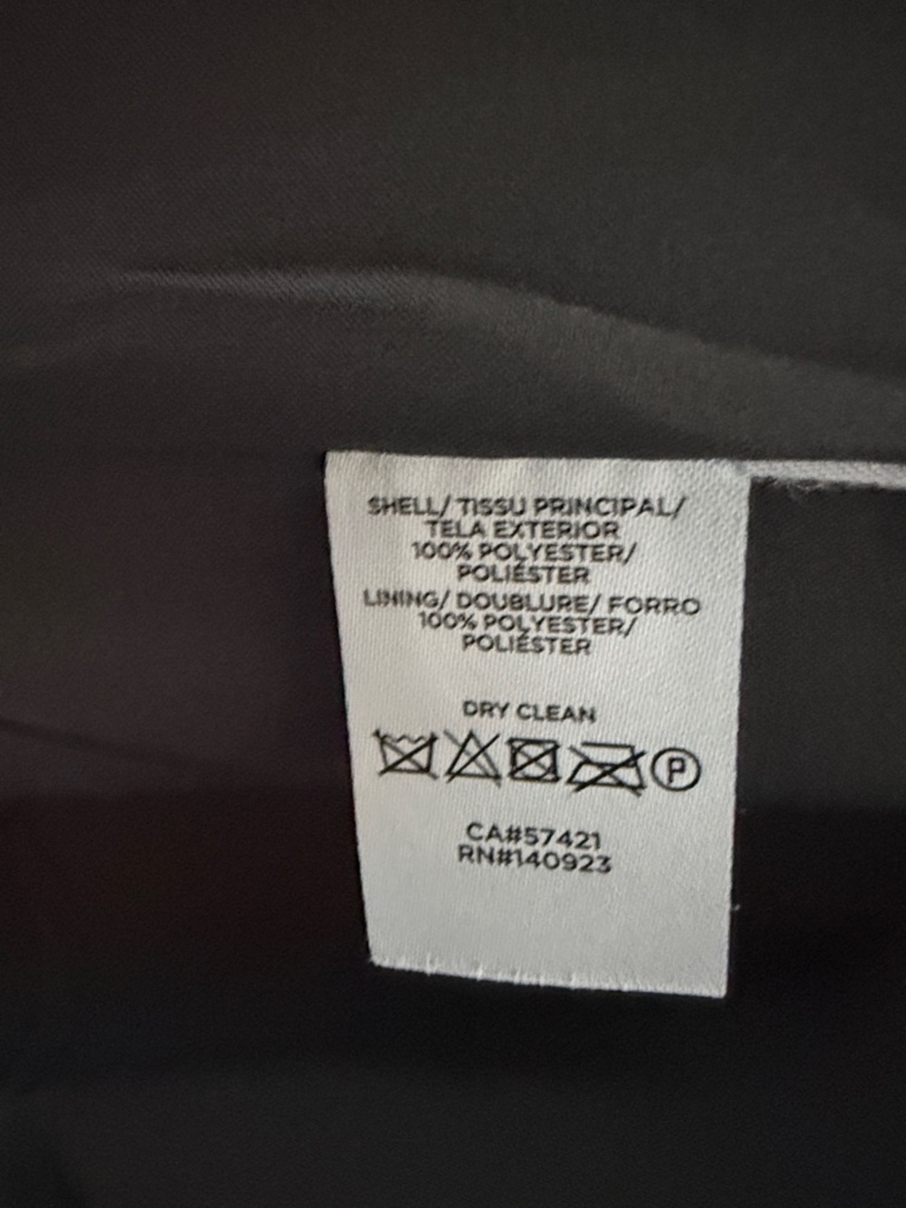 LOFT Light Gray Herringbone Single-Button Blazer - Picture 4 of 9